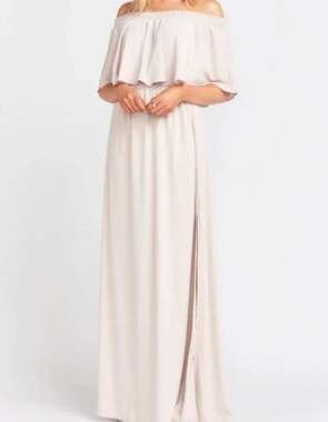 Hacienda Maxi Dress with Short Lining NWT